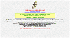 Desktop Screenshot of mariposagroup.org