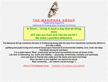 Tablet Screenshot of mariposagroup.org